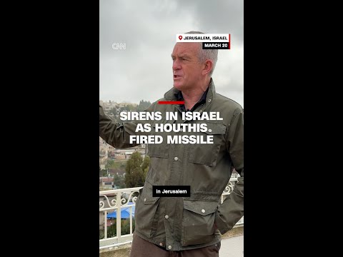 Siren sounded in Israel as military intercepted missile from Yemen