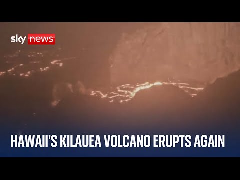 World’s most active volcano erupts again