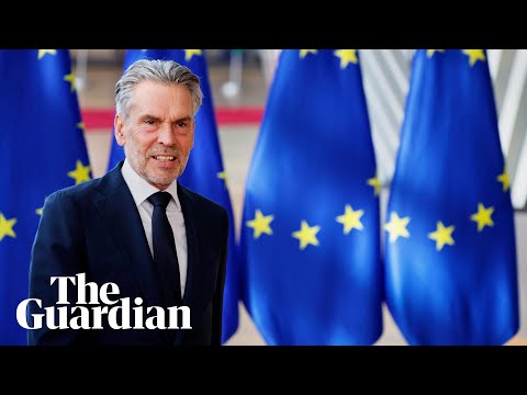 EU leaders arrive for summit on Ukraine and EU defence – watch live
