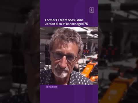 Former F1 team boss Eddie Jordan dies of cancer aged 76