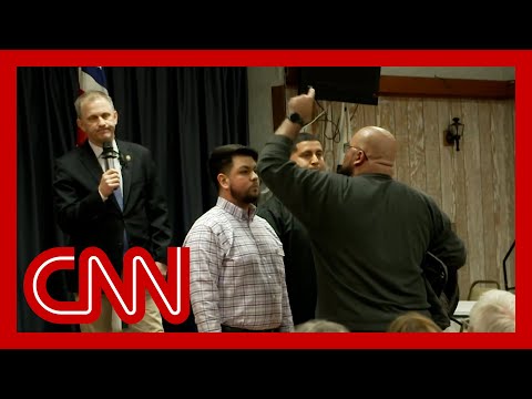 Police end Democratic lawmaker’s town hall after fiery confrontations