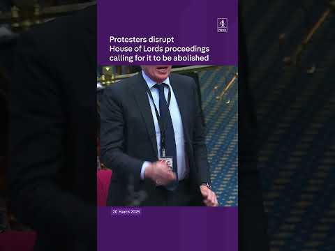 Protest in House of Lords