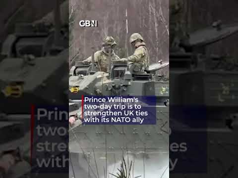 Prince William rides military tank is Estonia as UK STRENGTHENS TIES with NATO ally