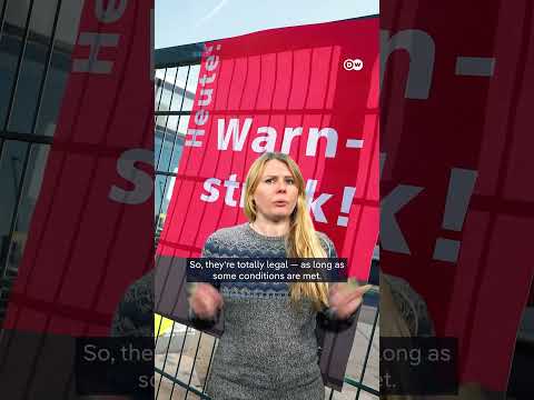 How do German warning strikes work? | DW News