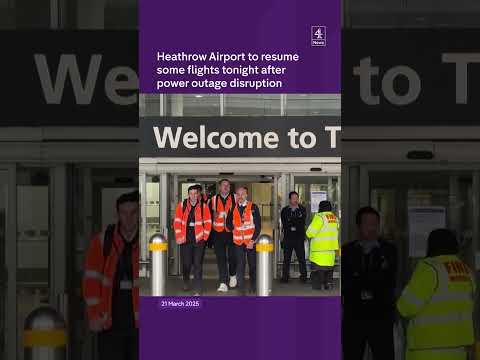 Heathrow to resume some flights tonight