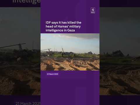 IDF says it has killed the head of Hamas’ military intelligence in Gaza