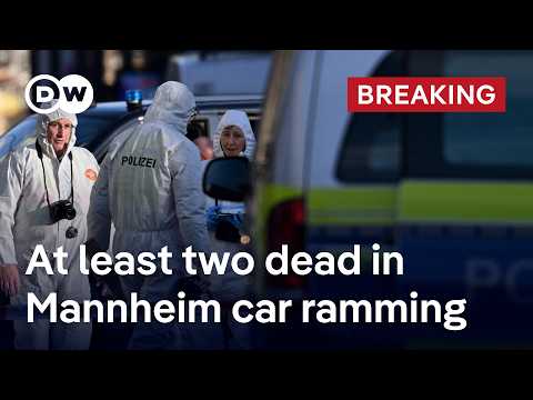 At least two people dead after car ramming incident in Mannheim, Germany | DW News