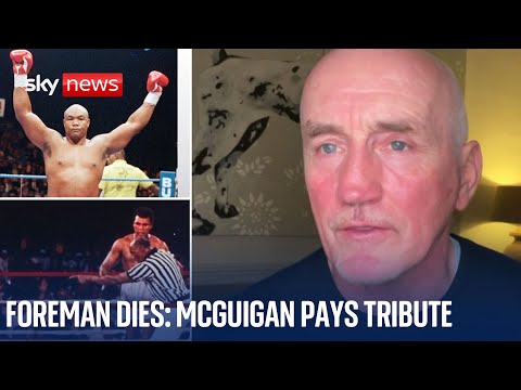 George Foreman dies: Barry McGuigan pays tribute to ‘one of the greatest of all time’