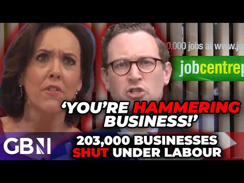 FURIOUS ROW: Labour TORCHED after 200,000 businesses go to the WALL since Labour took power