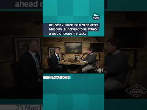The attacks came ahead of ceasefire negotiations in Saudi Arabia #itvnews #ukraine #russia #usa