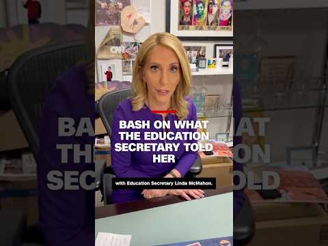 Bash on what the education secretary told her