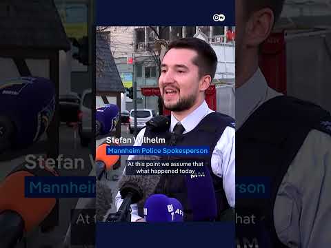 CCTV footage captures accelerating during Mannheim car attack | DW News