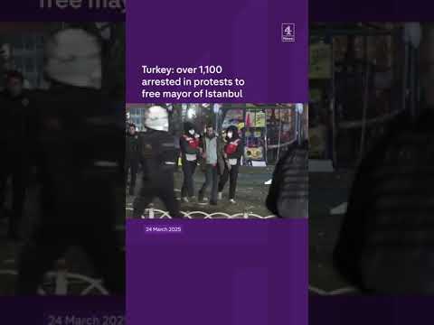 Turkey: over 1,100 arrested in protests to free mayor of Istanbul