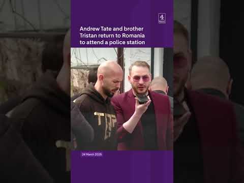Tate brothers to Romania to report to police