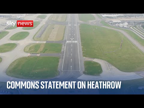 Transport secretary delivers Commons statement on Heathrow shutdown