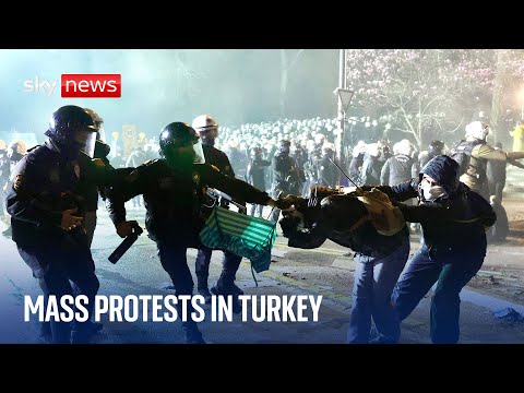 Mass protests in Turkey over arrest of Istanbul mayor