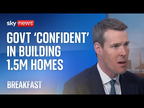 Minister remains ‘confident’ over Govt building 1.5m homes