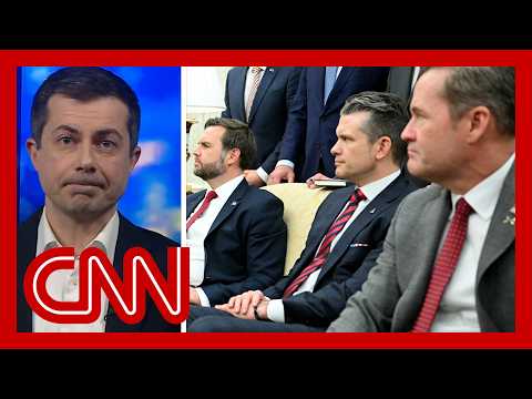 ‘Shocking’: See Buttigieg’s reaction to Trump admin.’s group chat scandal