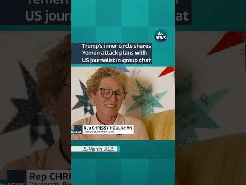 Trump’s inner circle shares Yemen attack plans with US journalist in group chat #itvnews | ITV News