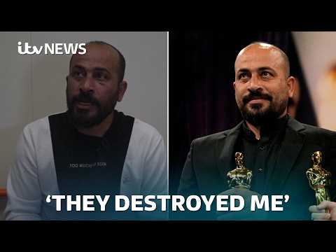 Oscar-winning Palestinian director freed after being attacked by Israeli settlers | ITV News