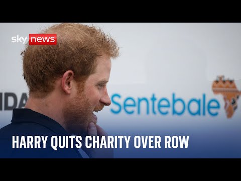 Prince Harry ‘in shock’ as he quits Sentebale charity