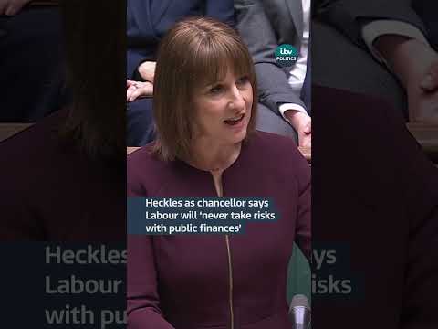 Chancellor heckled over claim she will ‘never take risks’ with UK finances