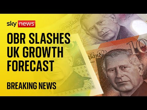 OBR halves UK growth forecast to 1% for 2025