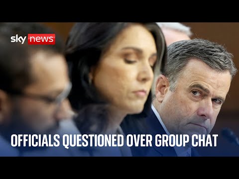 US intelligence officials face more questions over ‘signalgate’ group chat controversy