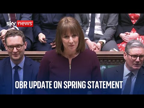 Office for Budget Responsibility responds to Rachel Reeves’ spring statement