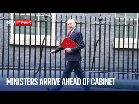 Downing Street live: Ministers arrive ahead of Cabinet