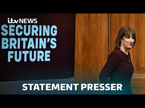 Chancellor Rachel Reeves hosts a press conference following Spring Statement – watch live
