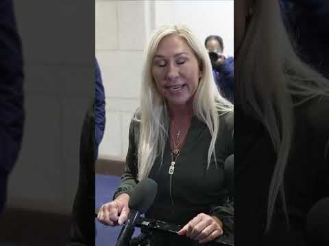 Marjorie Taylor-Greene snaps at Sky correspondent