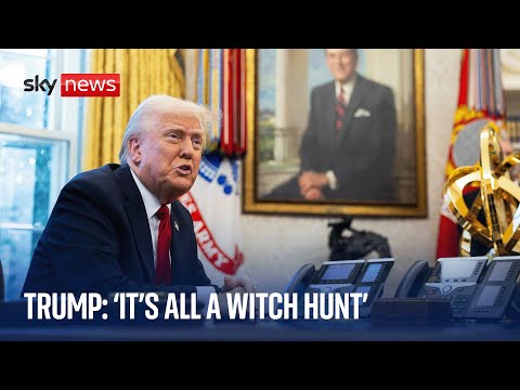 Trump calls security breach debacle a ‘witch hunt’ – as he announces new tariffs