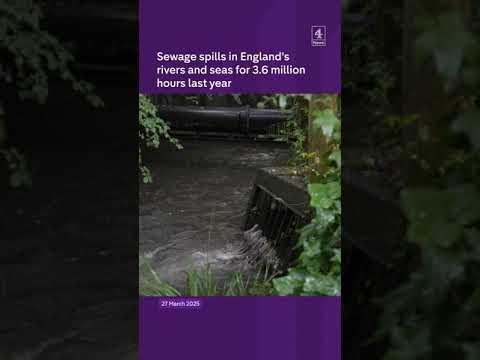 Record hours of sewage spills