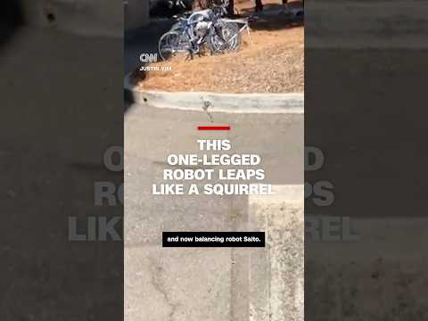 This one-legged robot leaps like a squirrel #cnn #news #robot #squirrel