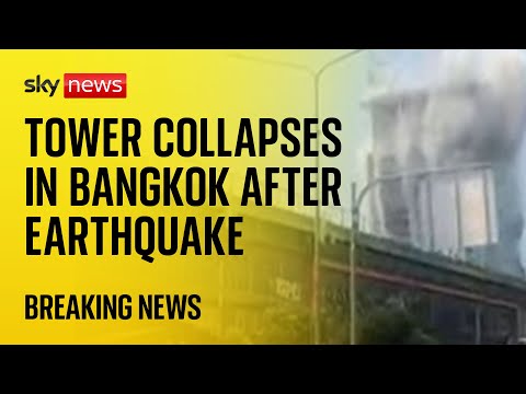 BREAKING: At least 43 trapped as tower collapses in Bangkok – after 7.7 earthquake hits Myanmar