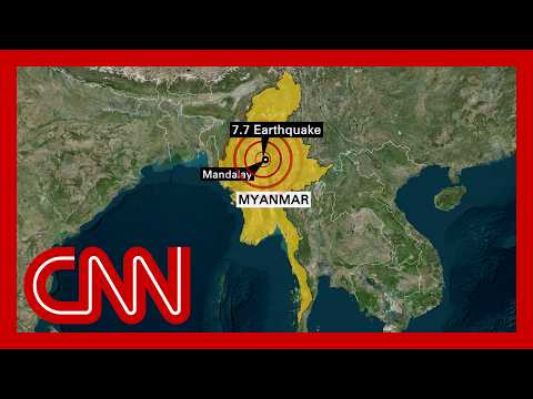 Magnitude-7.7 earthquake rocks Myanmar, with tremors felt across neighboring Thailand
