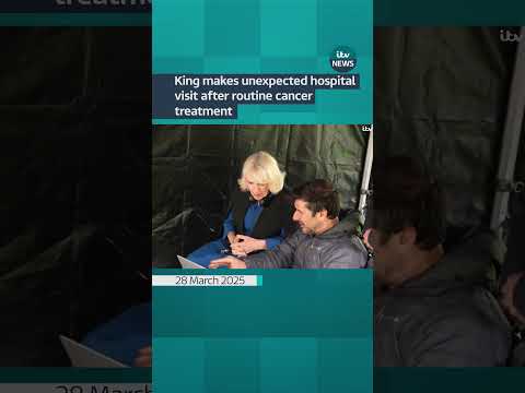 King makes unexpected hospital visit after routine cancer treatment  #itvnews