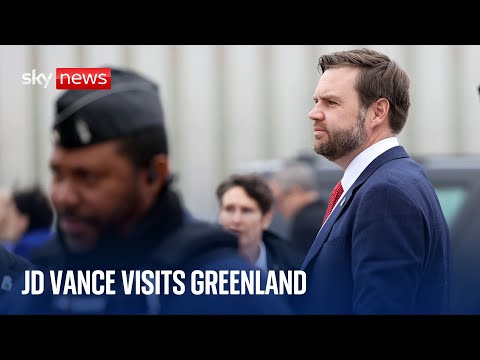 Vice President JD Vance visits Greenland with his wife Usha