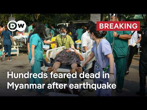 Rescue efforts underway after Bangkok building collapse as quake shakes Southeast Asia | DW News
