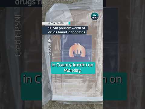 £6.5m pounds’ worth of drugs found in food tins | ITV News