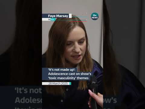 ‘It’s not made up’: Adolescence cast on show’s ‘toxic masculinity’ themes | ITV News