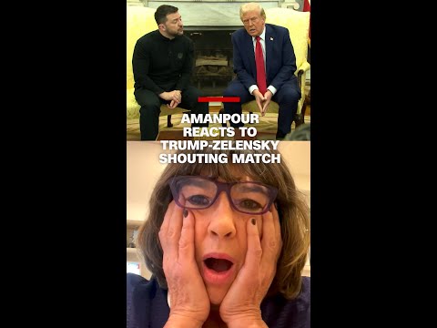 ‘An accident waiting to happen’: Christiane Amanpour reacts to Trump-Zelensky shouting match