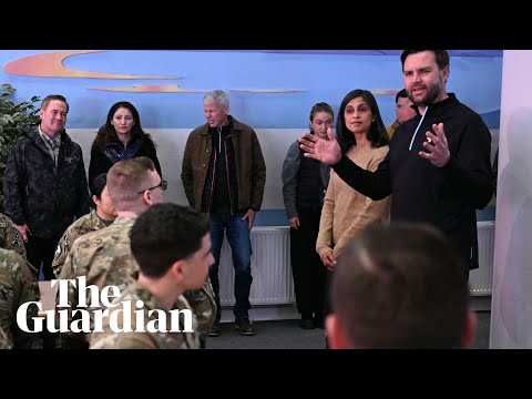 ‘It’s cold as shit’: US vice-president arrives in Greenland