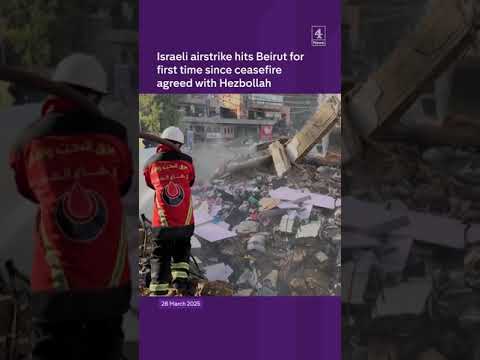 Israel strikes Beirut after ceasefire