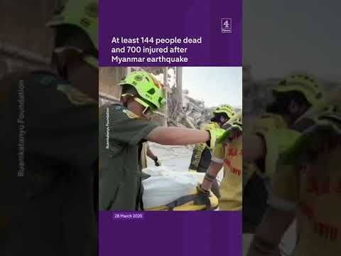 At least 144 people killed in Myanmar quake