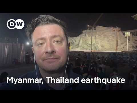Myanmar, Thailand earthquake: Bangkok skyscraper collapse rescue operation underway | DW News