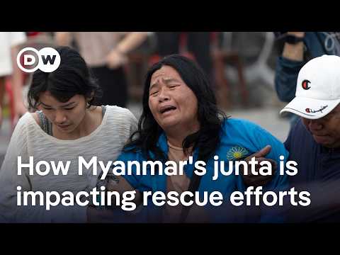 Myanmar junta continues airstrikes despite earthquake rescue efforts | DW News