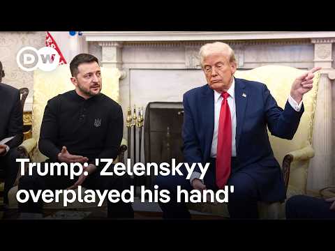 Can relations between the USA and Ukraine still be salvaged? | DW News