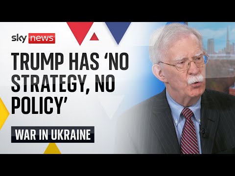 John Bolton says Putin is ‘manipulating’ Trump over Ukraine